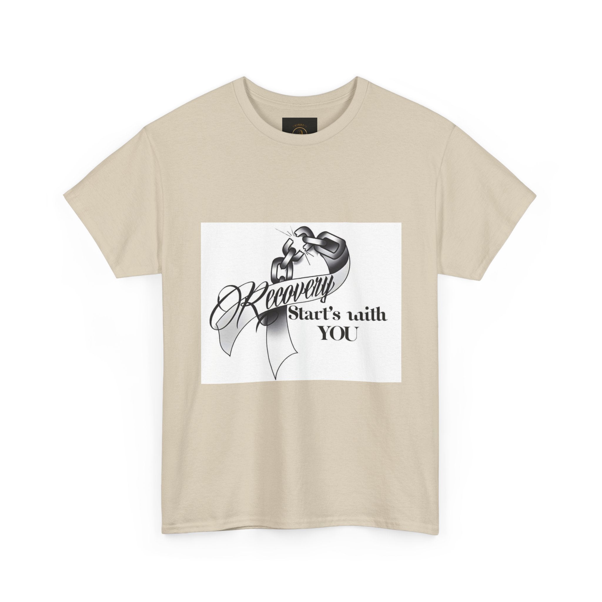 Recovery Starts With You Tee — Rose & Ribbon Awareness T‑Shirt