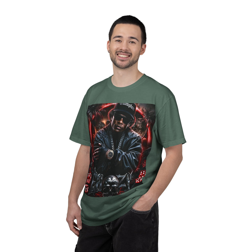 Rap Legend Graphic T-Shirt — Urban Hip Hop Portrait Tee
