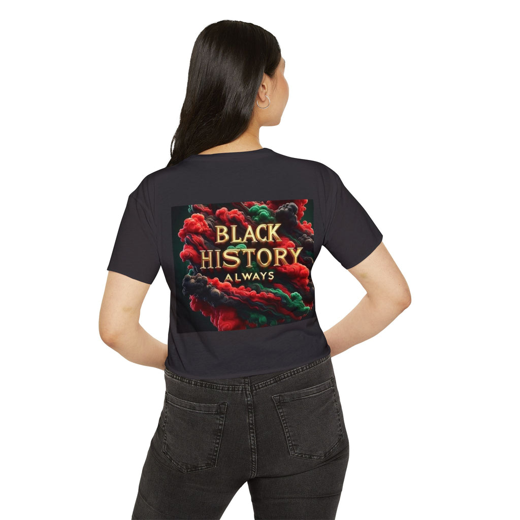 Black Beautiful Crop Top — "Black History Always" Festival Tee