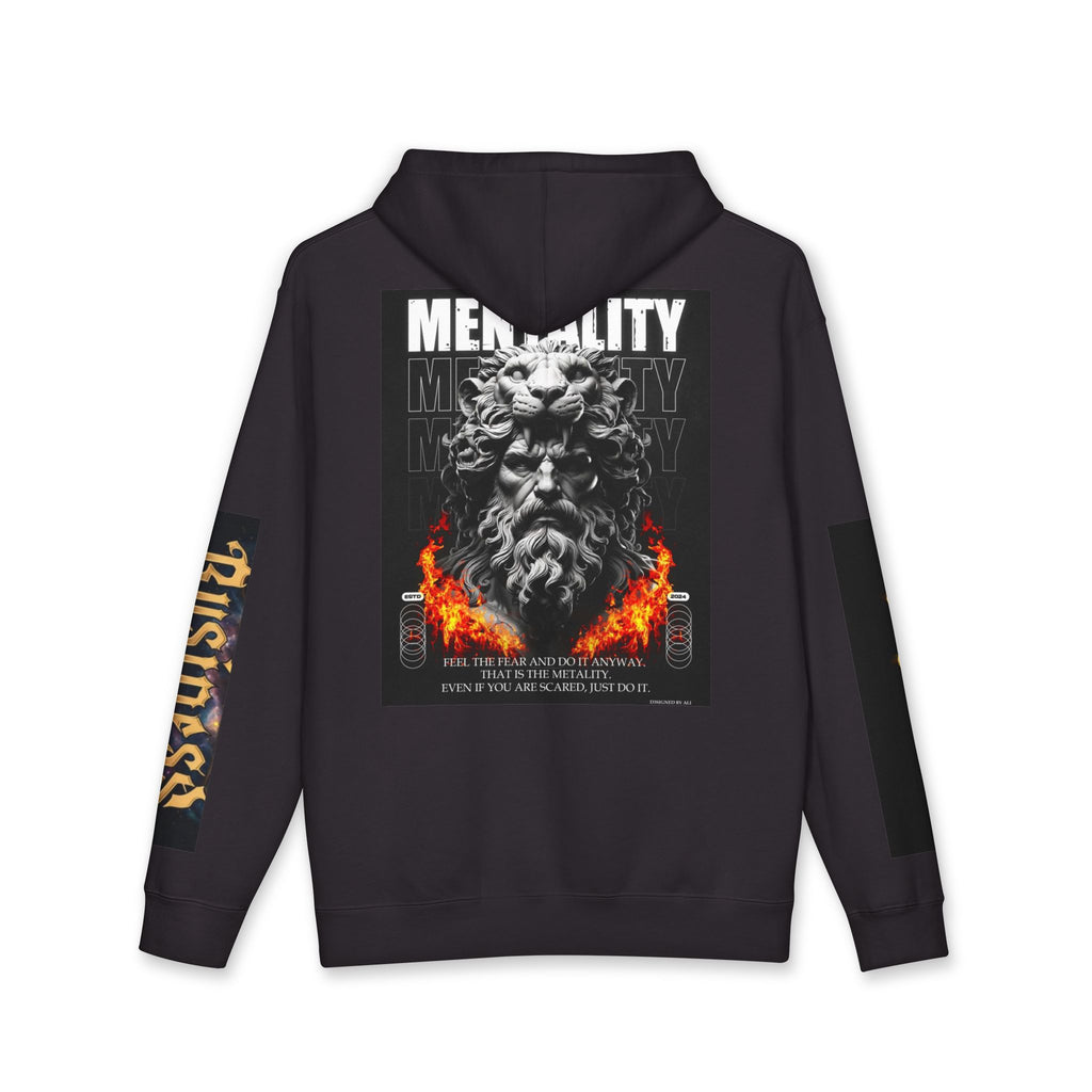 Mentality Graphic Hoodie — Street Adversary Lion Design