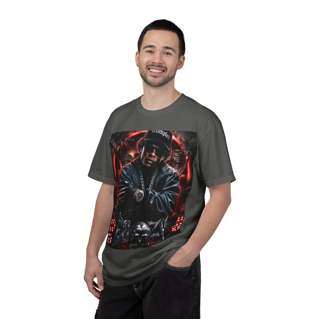 Rap Legend Graphic T-Shirt — Urban Hip Hop Portrait Tee