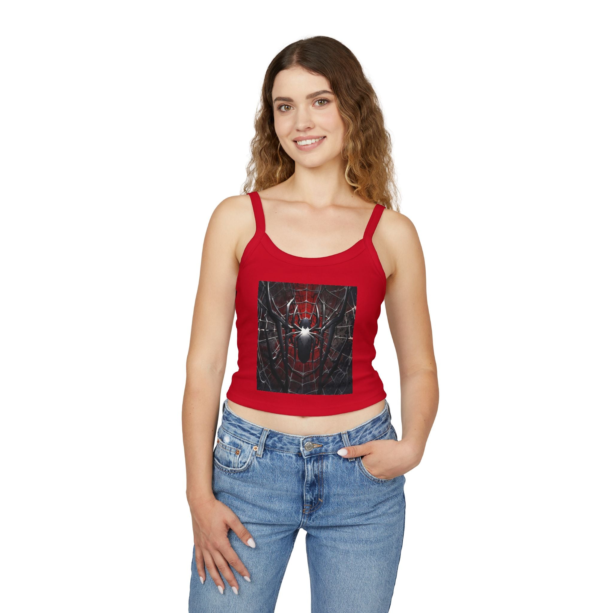 Spider-Man Graphic Crop Tank Top