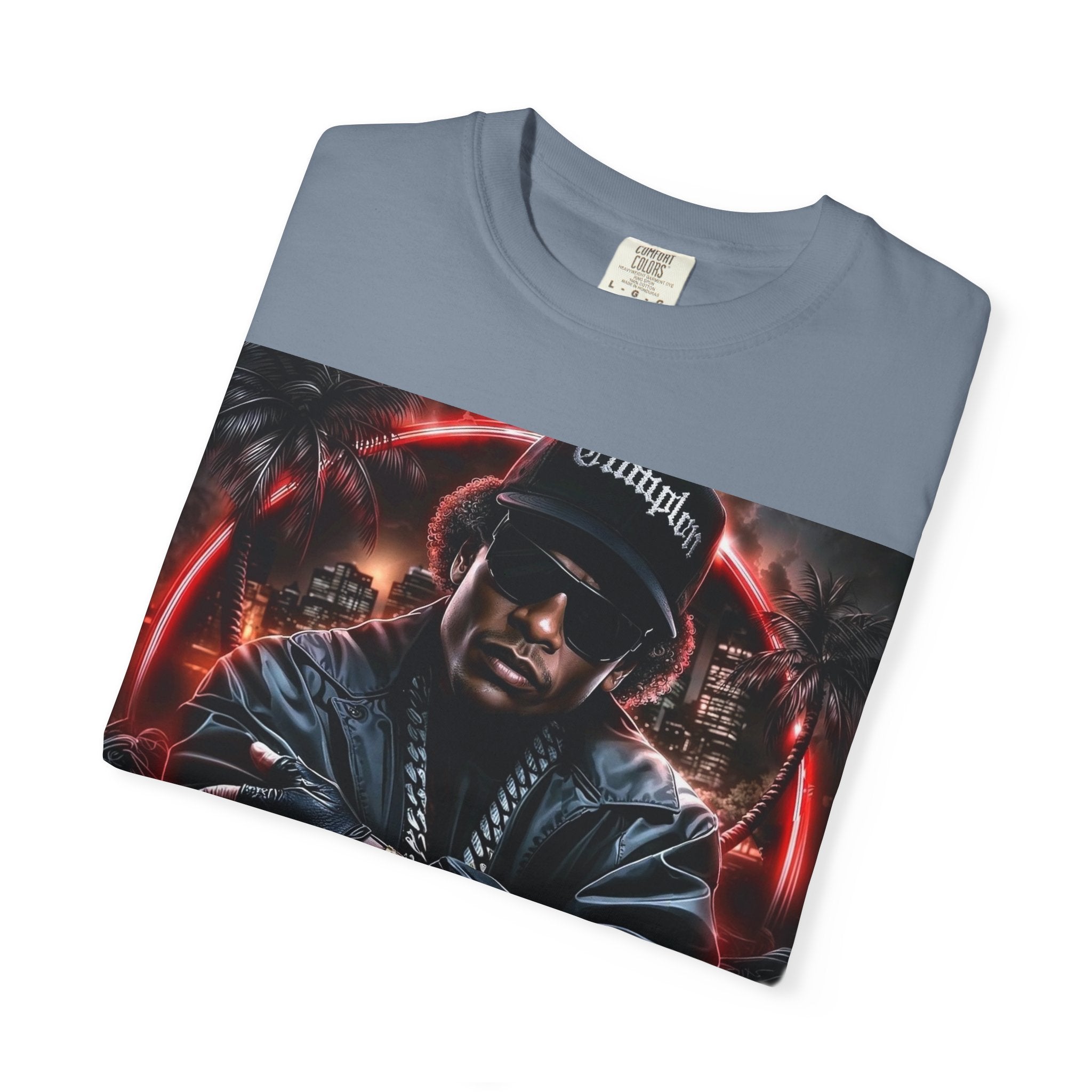Rap Legend Graphic T-Shirt — Urban Hip Hop Portrait Tee