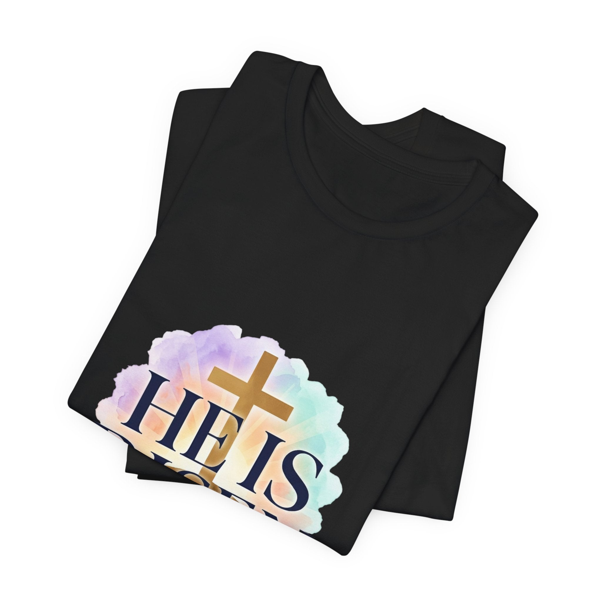 He Is Risen Tee | Easter shirt, Christian apparel, resurrection scripture