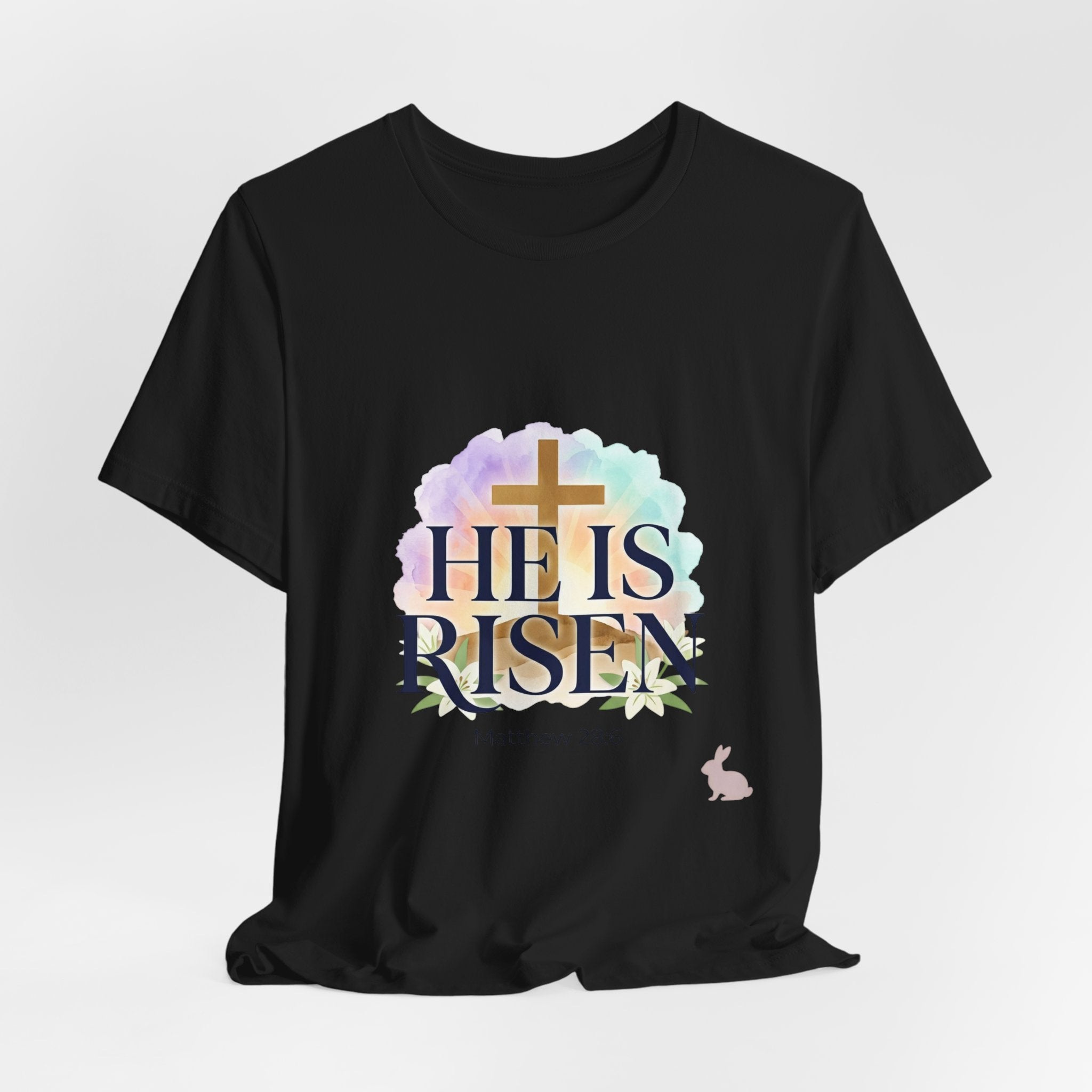 He Is Risen Tee | Easter shirt, Christian apparel, resurrection scripture