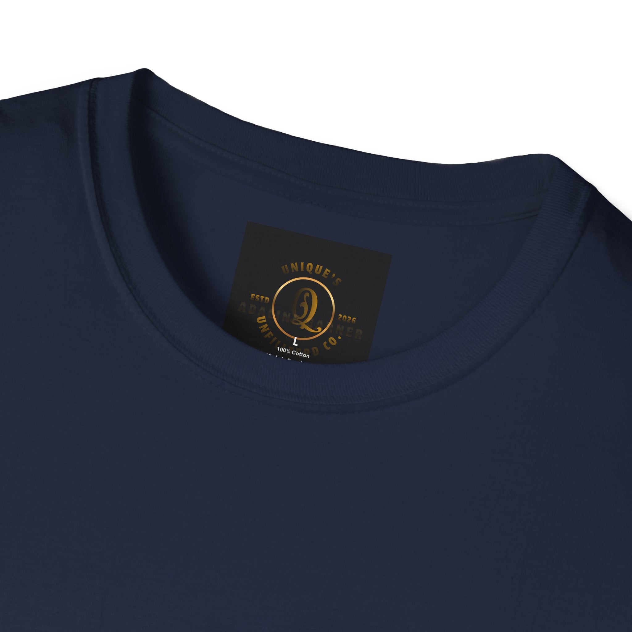 Blue Collar T-Shirt — "Blood, Sweat, Profanity" Skull Workwear Tee