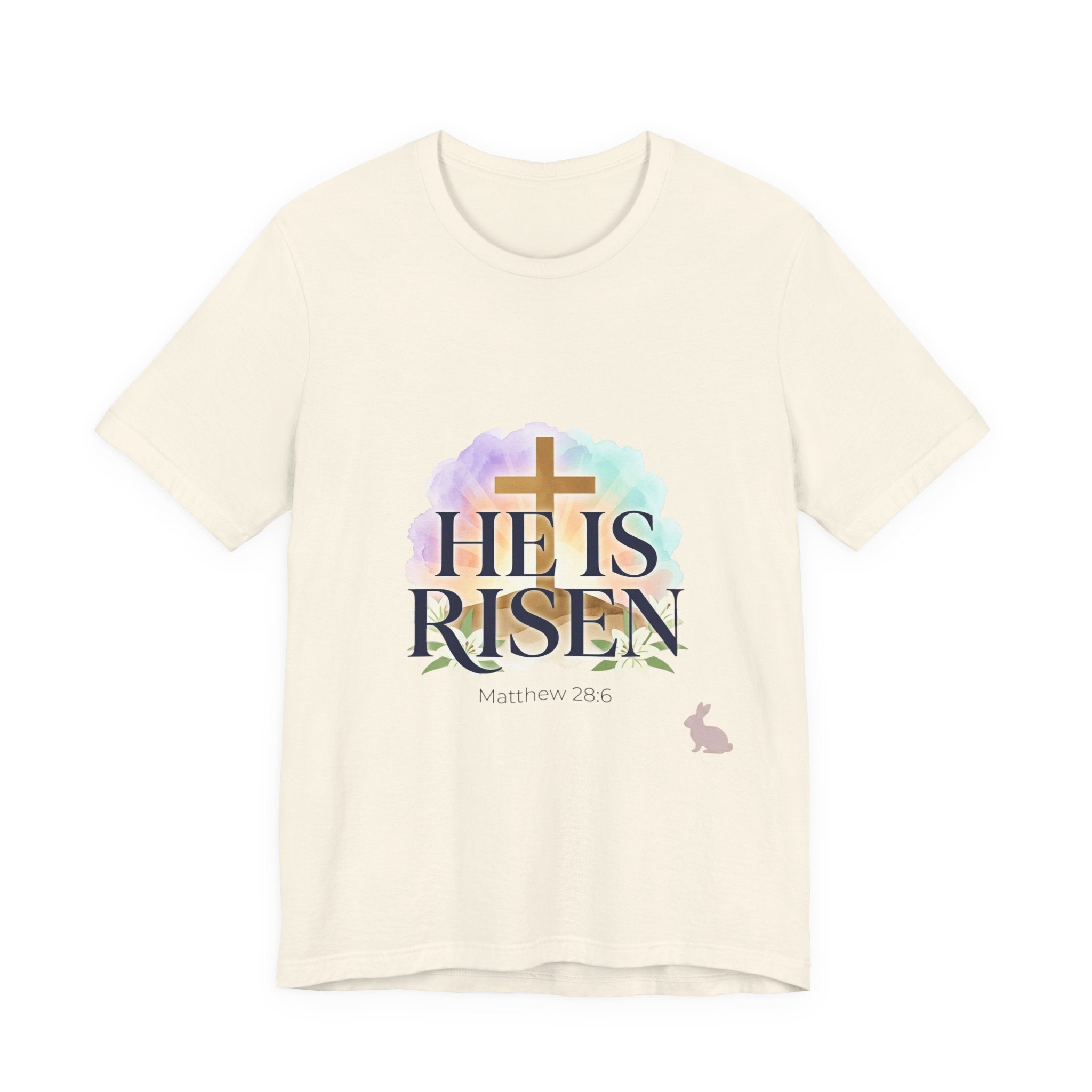 He Is Risen Tee | Easter shirt, Christian apparel, resurrection scripture