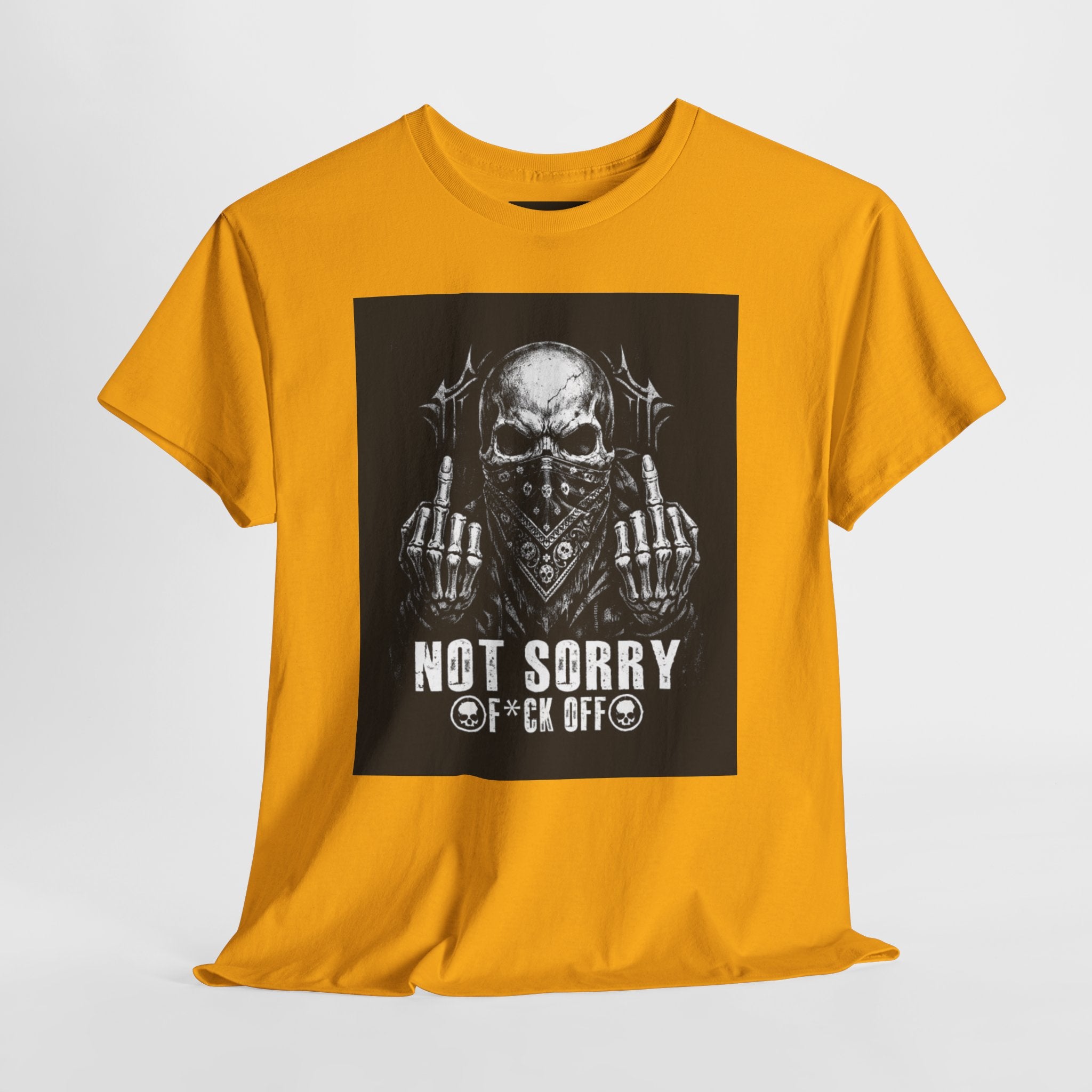 Not Sorry Skull Tee — 'F*ck Your Feelings' Graphic T-Shirt