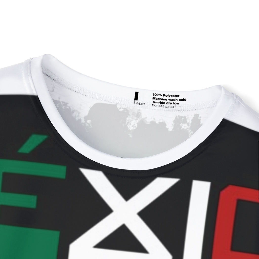 Mexico Flag Men's Sports Jersey - Mexican Eagle Tricolor All-Over Print