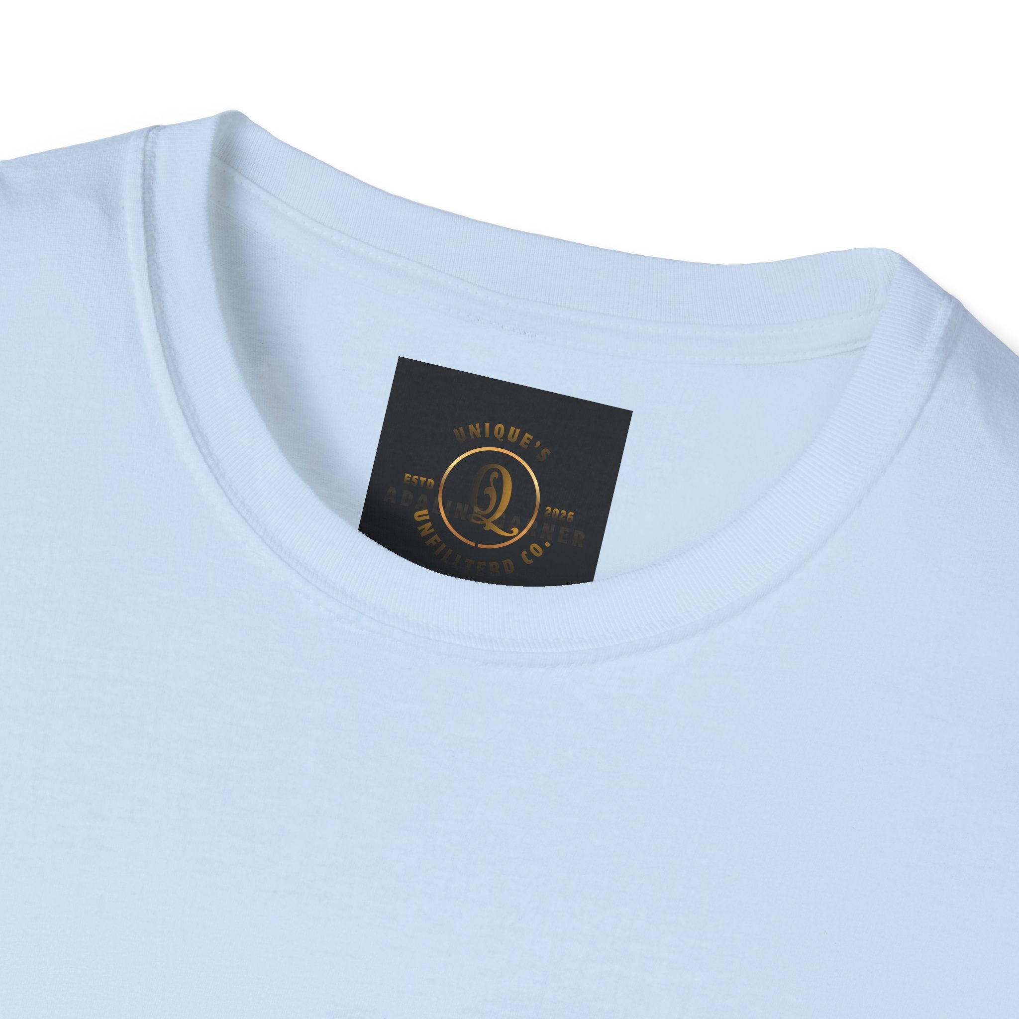 Blue Collar T-Shirt — "Blood, Sweat, Profanity" Skull Workwear Tee