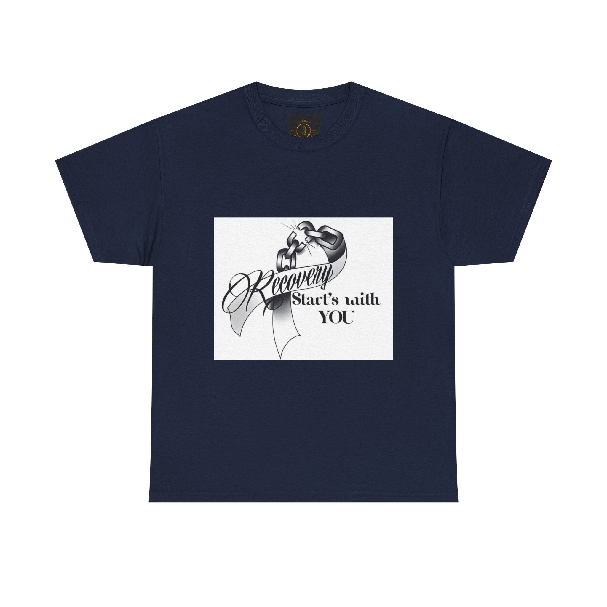 Recovery Starts With You Tee — Rose & Ribbon Awareness T‑Shirt