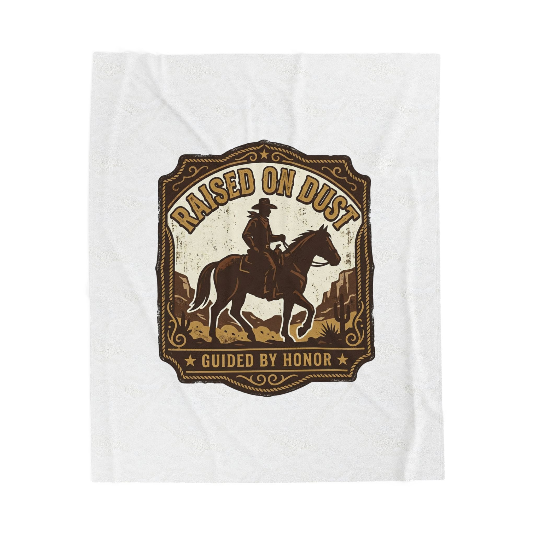 Raised on Dust Blanket | Western cowboy, frontier Americana, vintage desert tones
