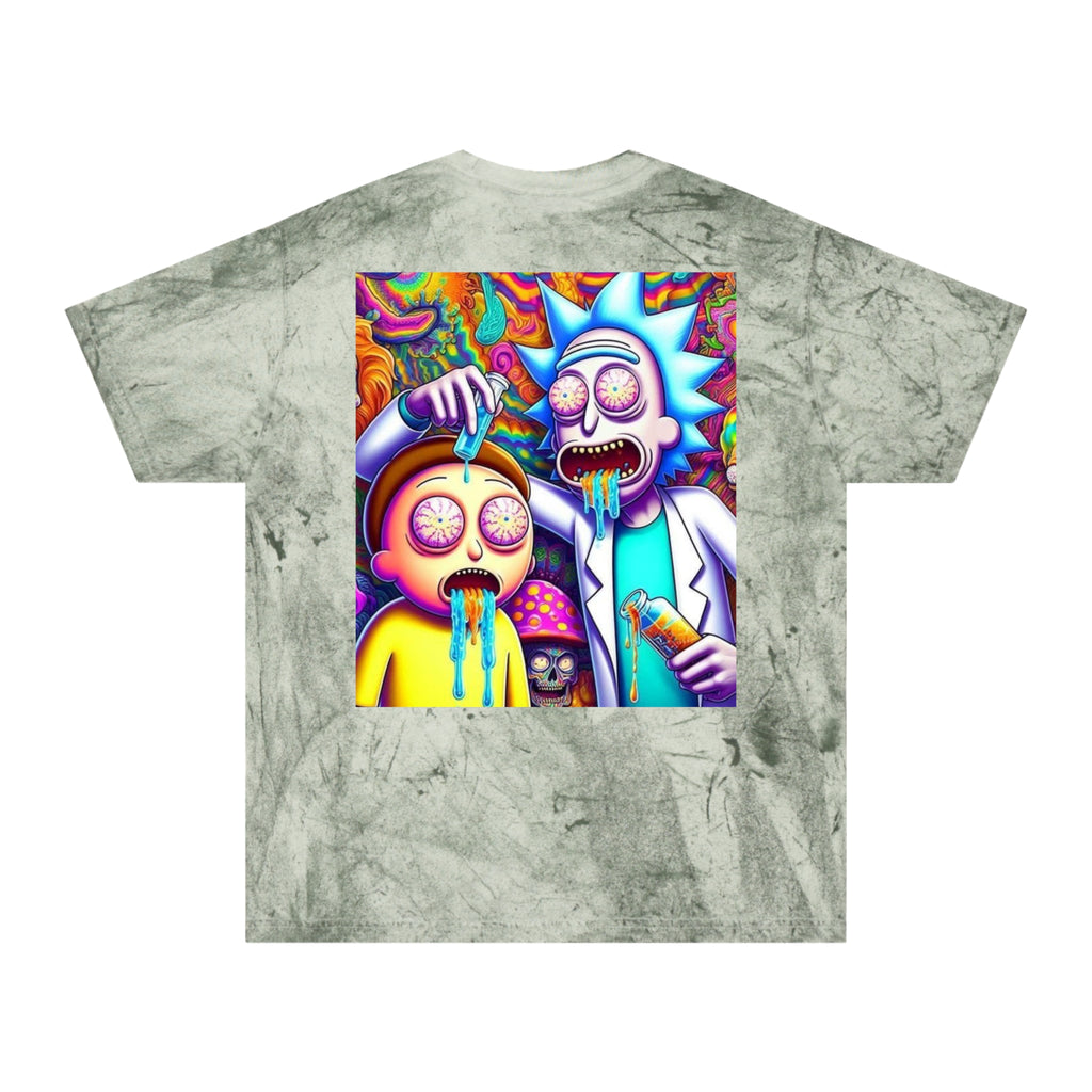 Psychedelic Rick & Morty Tee — Retro Trippy Graphic T-Shirt