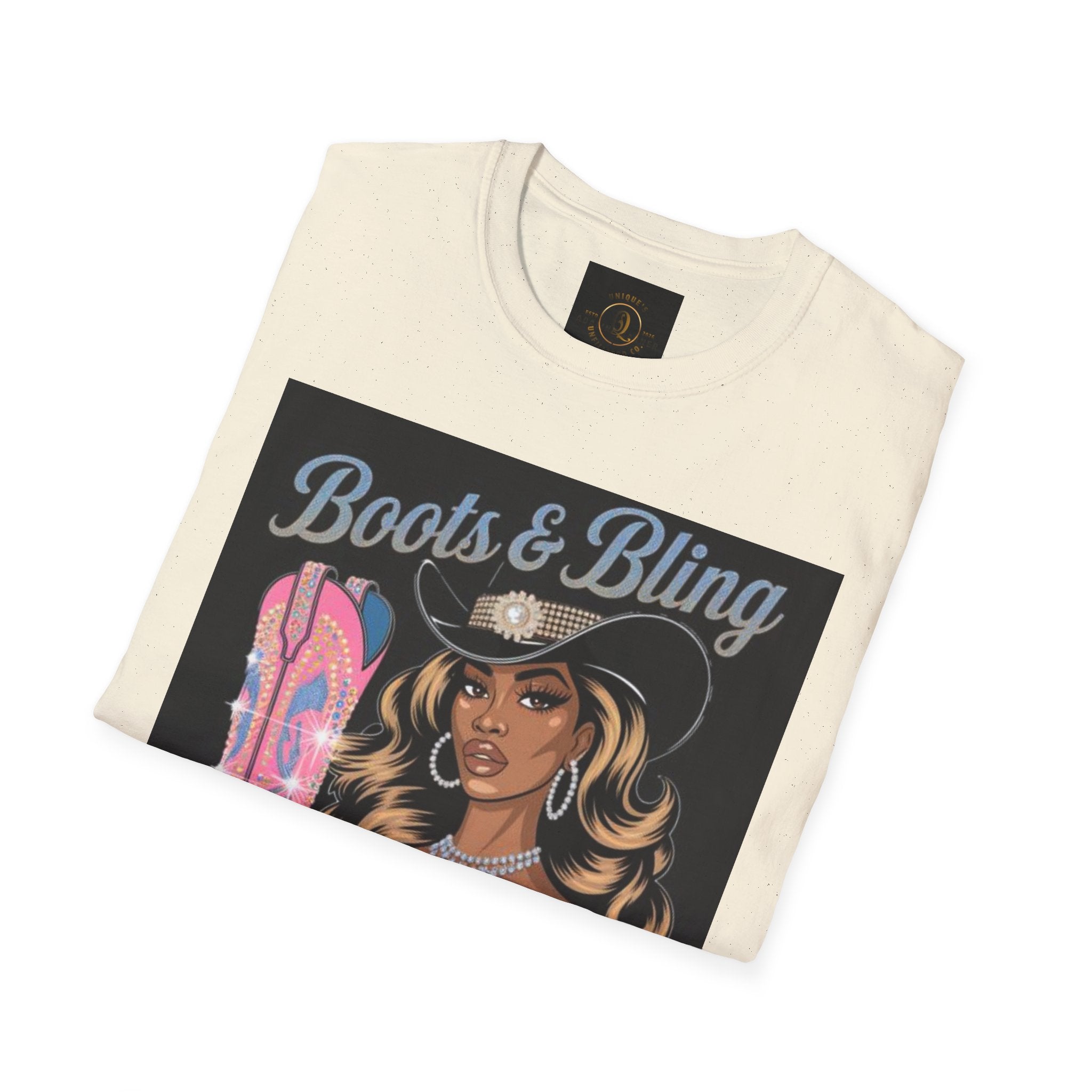 Cowgirl Graphic T-Shirt — "Boots & Bling / It’s a Cowboy Thing" Western Style Tee
