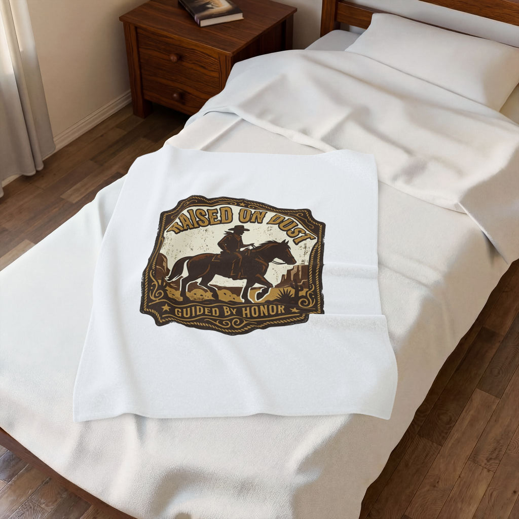 Raised on Dust Blanket | Western cowboy, frontier Americana, vintage desert tones