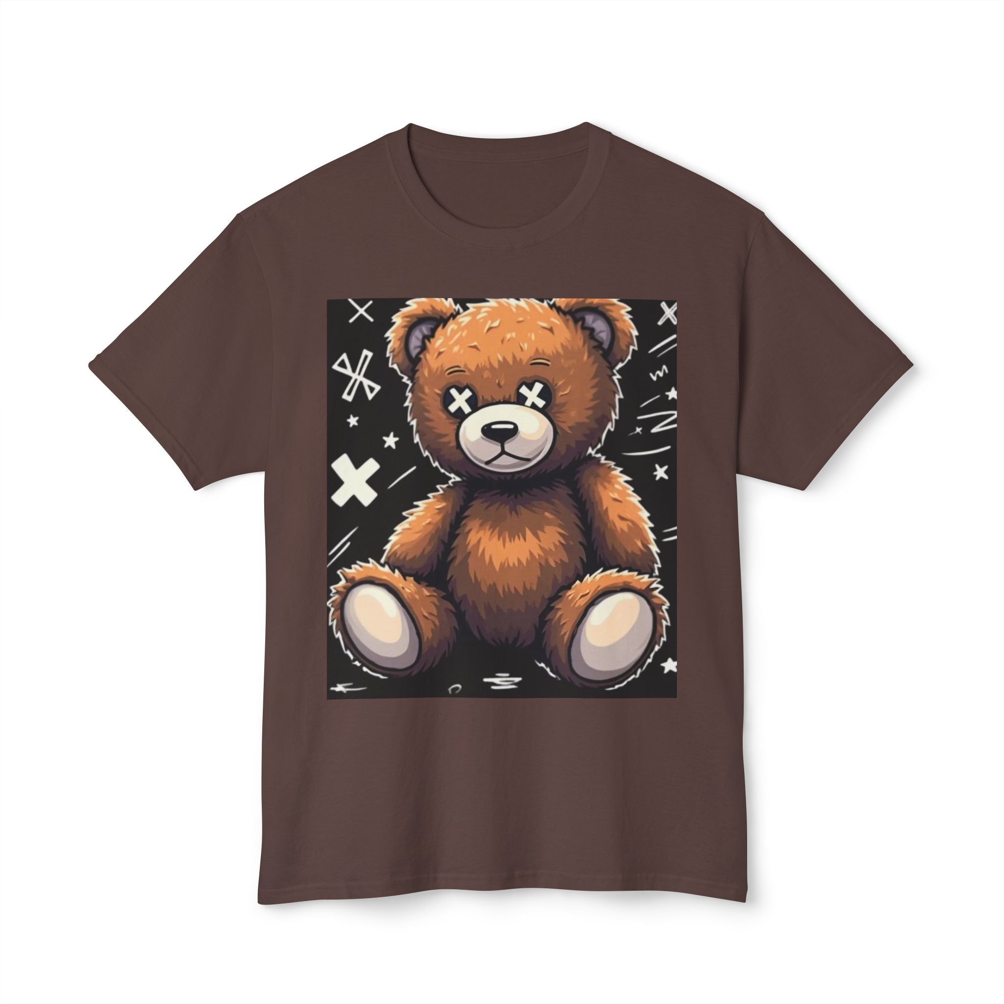 T-Shirt — Vintage Injured Teddy Bear "I Never Look Back, I Have Back Pain" Graphic