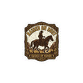 Raised on Dust Sticker | Western cowboy, Americana vintage rodeo