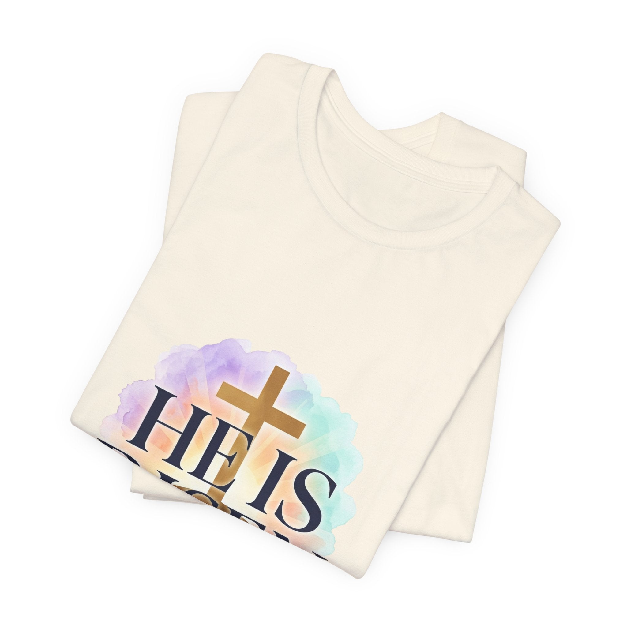 He Is Risen Tee | Easter shirt, Christian apparel, resurrection scripture