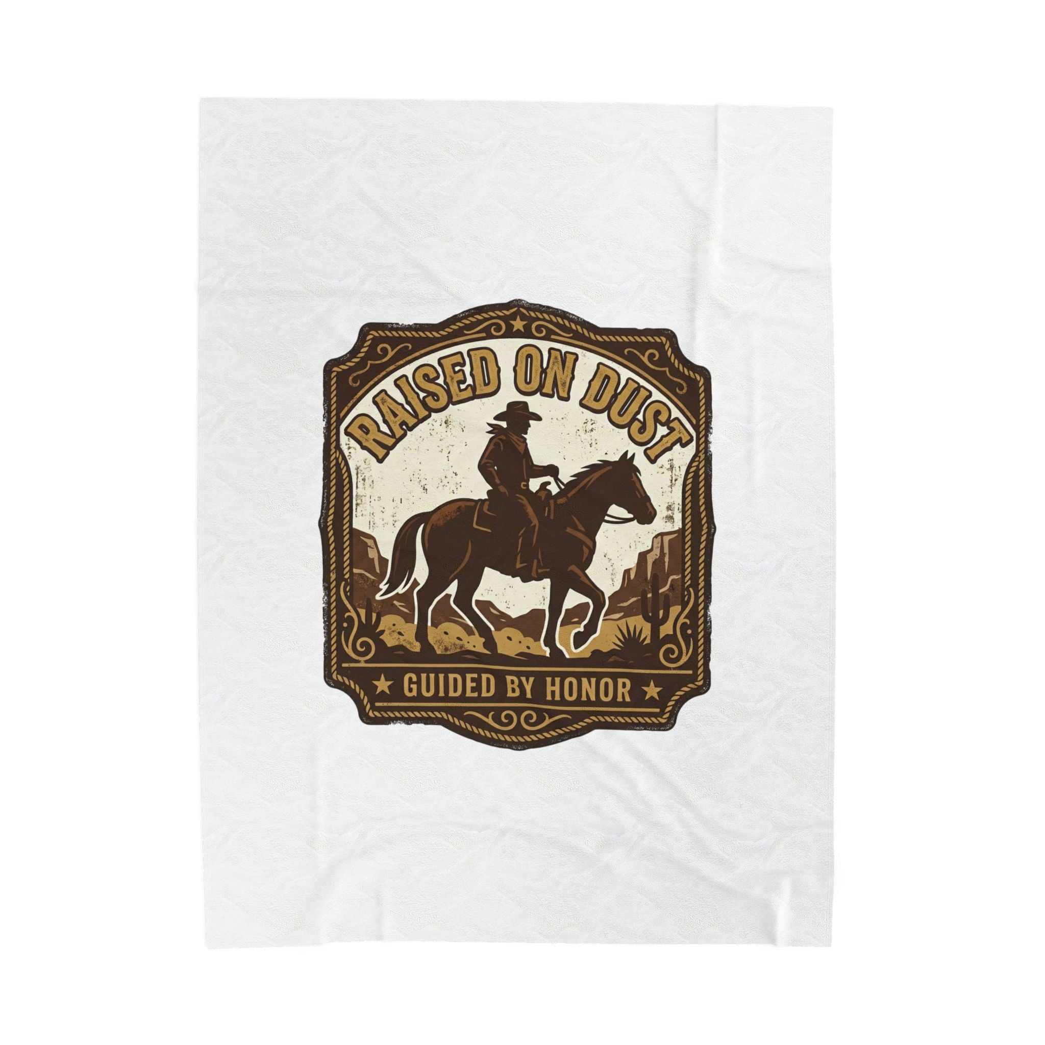 Raised on Dust Blanket | Western cowboy, frontier Americana, vintage desert tones