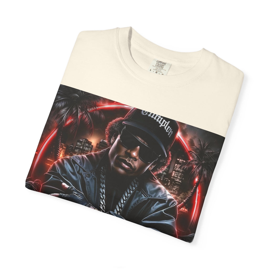 Rap Legend Graphic T-Shirt — Urban Hip Hop Portrait Tee