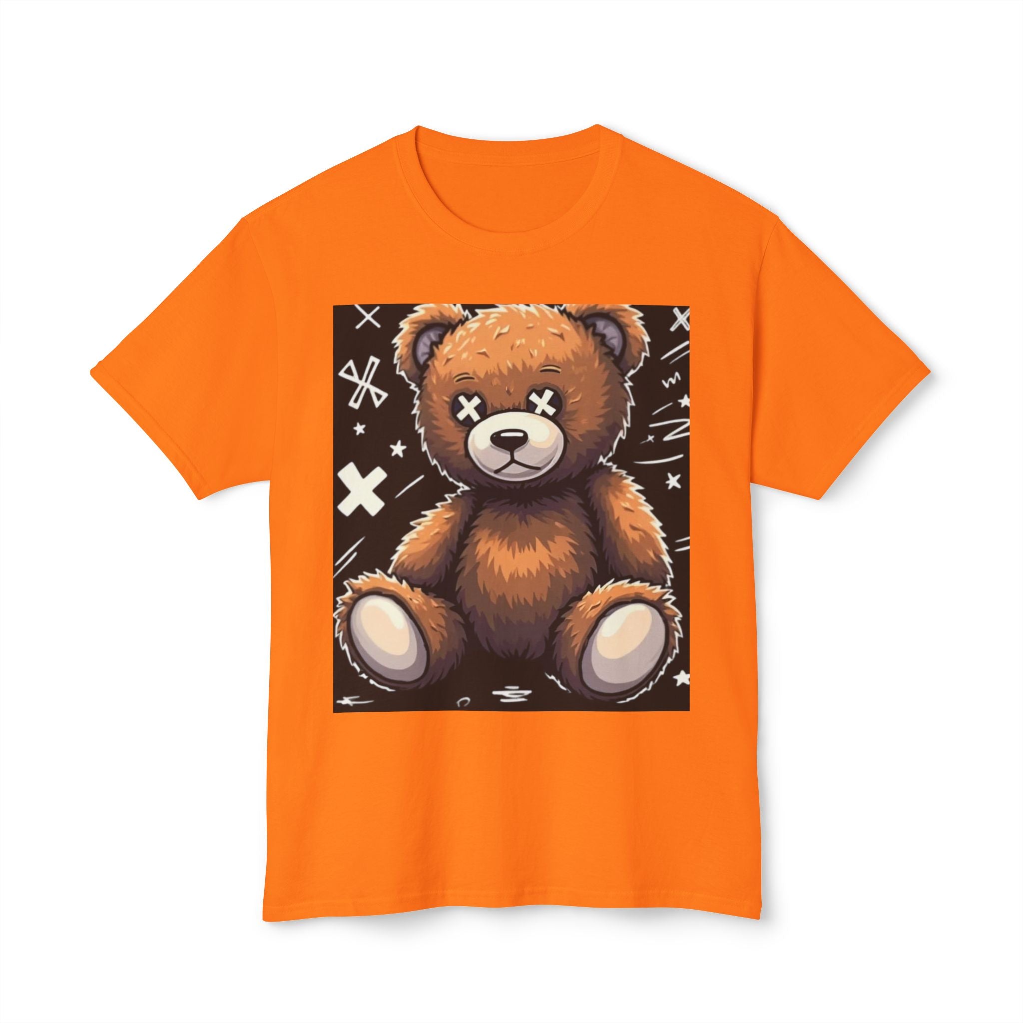 T-Shirt — Vintage Injured Teddy Bear "I Never Look Back, I Have Back Pain" Graphic