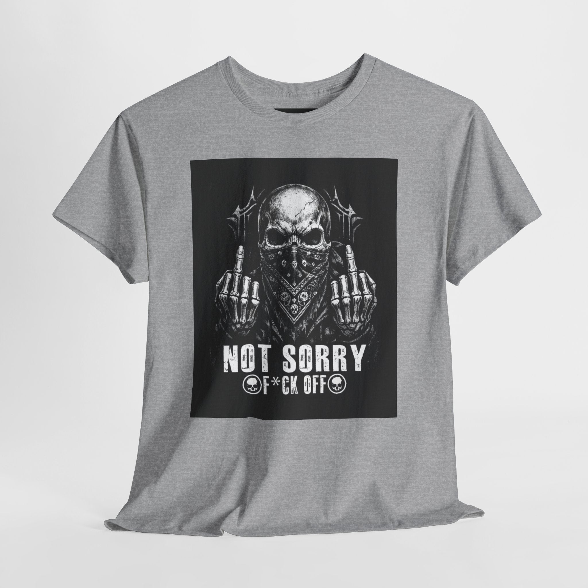Not Sorry Skull Tee — 'F*ck Your Feelings' Graphic T-Shirt