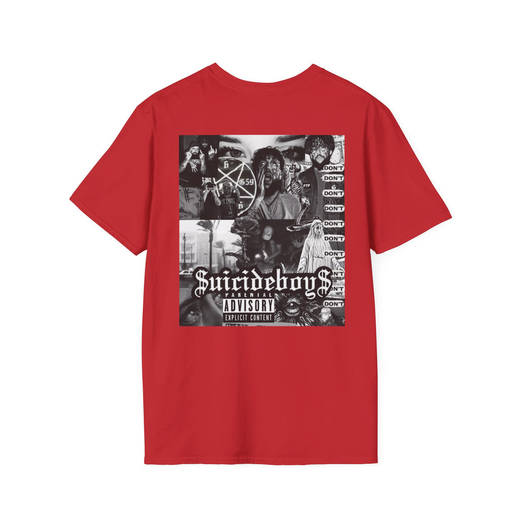 Suicideboys Graphic T-Shirt — Black & White Rap Crew Photo Tee