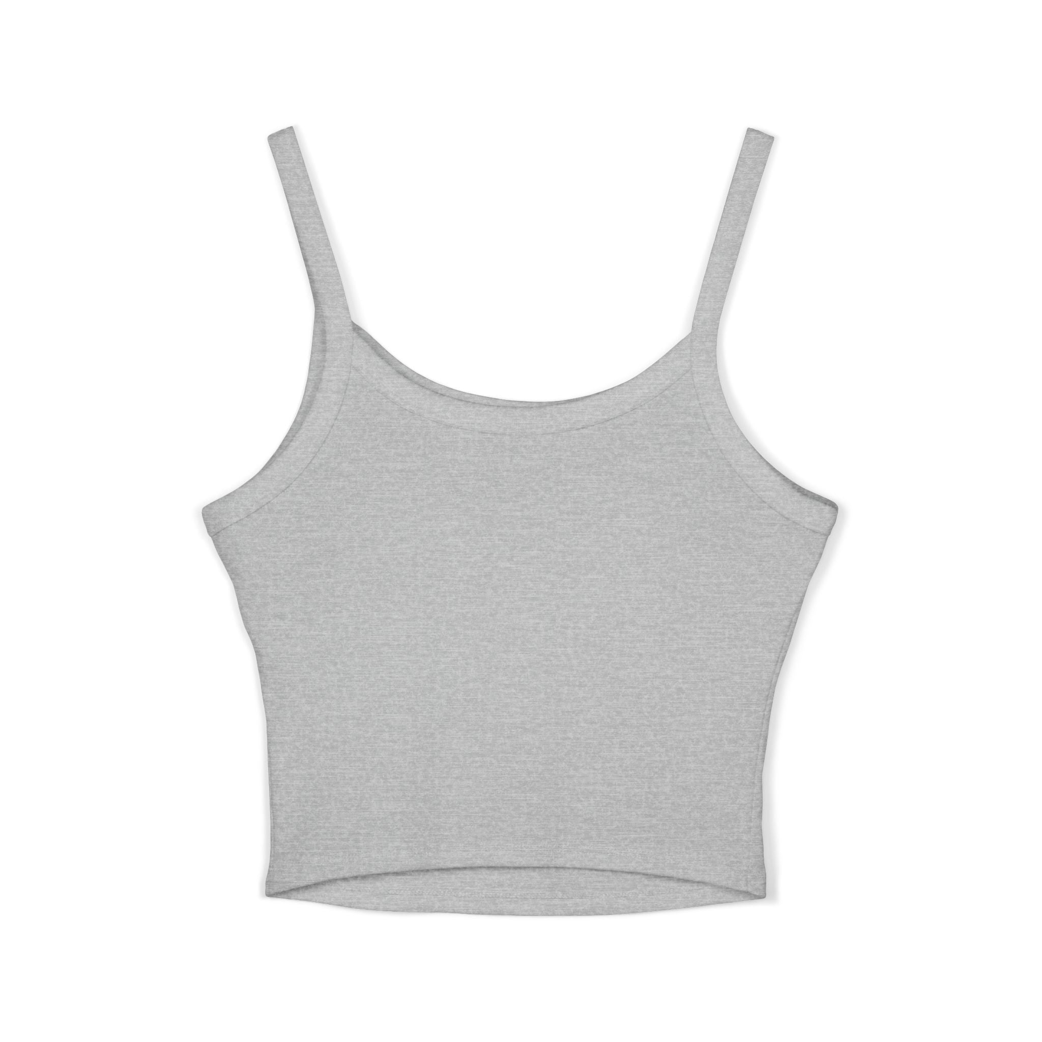 Crop Tank Top — Shushing Rainbow Lips with "I Don’t Understand" Finger Tattoo