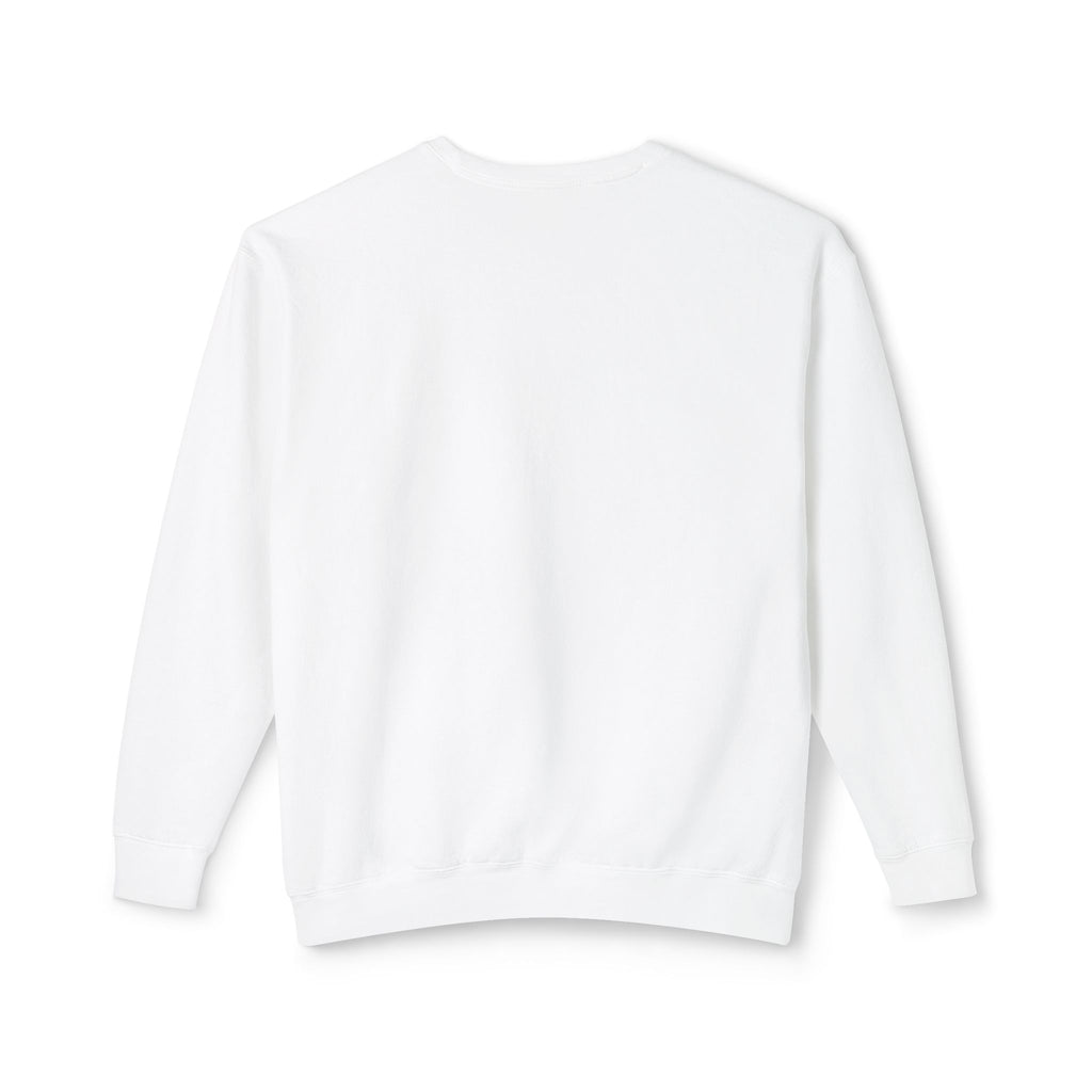 Crewneck Sweatshirt — Black-Masked Photo with Quote “I need Women is worth more than 1000 faces”