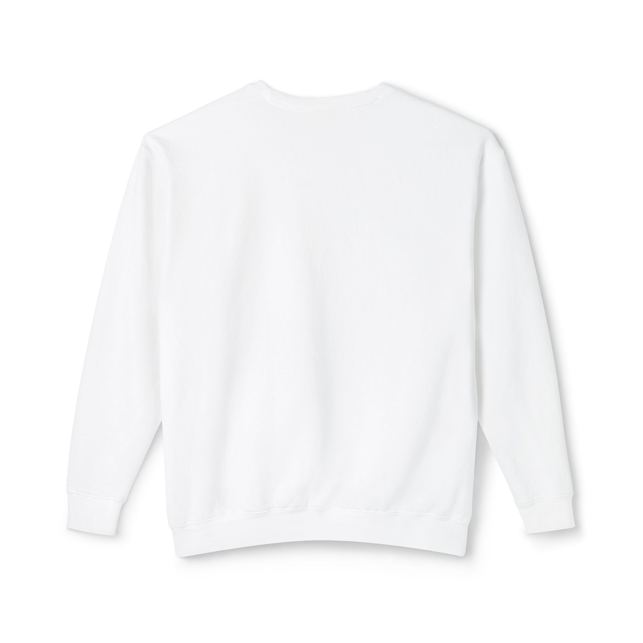 Crewneck Sweatshirt — Black-Masked Photo with Quote “I need Women is worth more than 1000 faces”