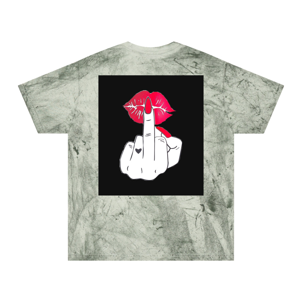 Graphic Tee — "Almost Pulled a Muscle Trying to Give AF" Color Blast T-Shirt