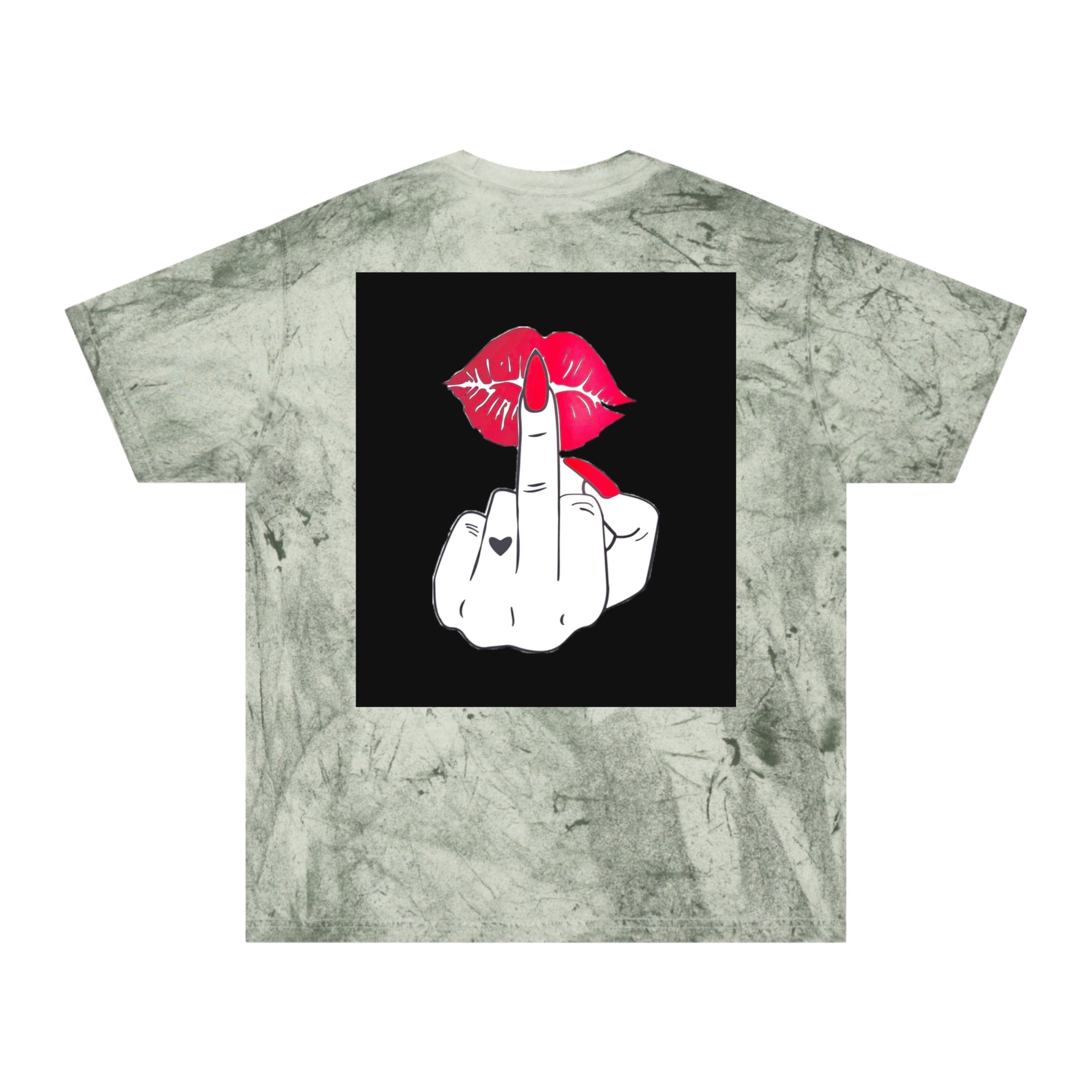 Graphic Tee — "Almost Pulled a Muscle Trying to Give AF" Color Blast T-Shirt