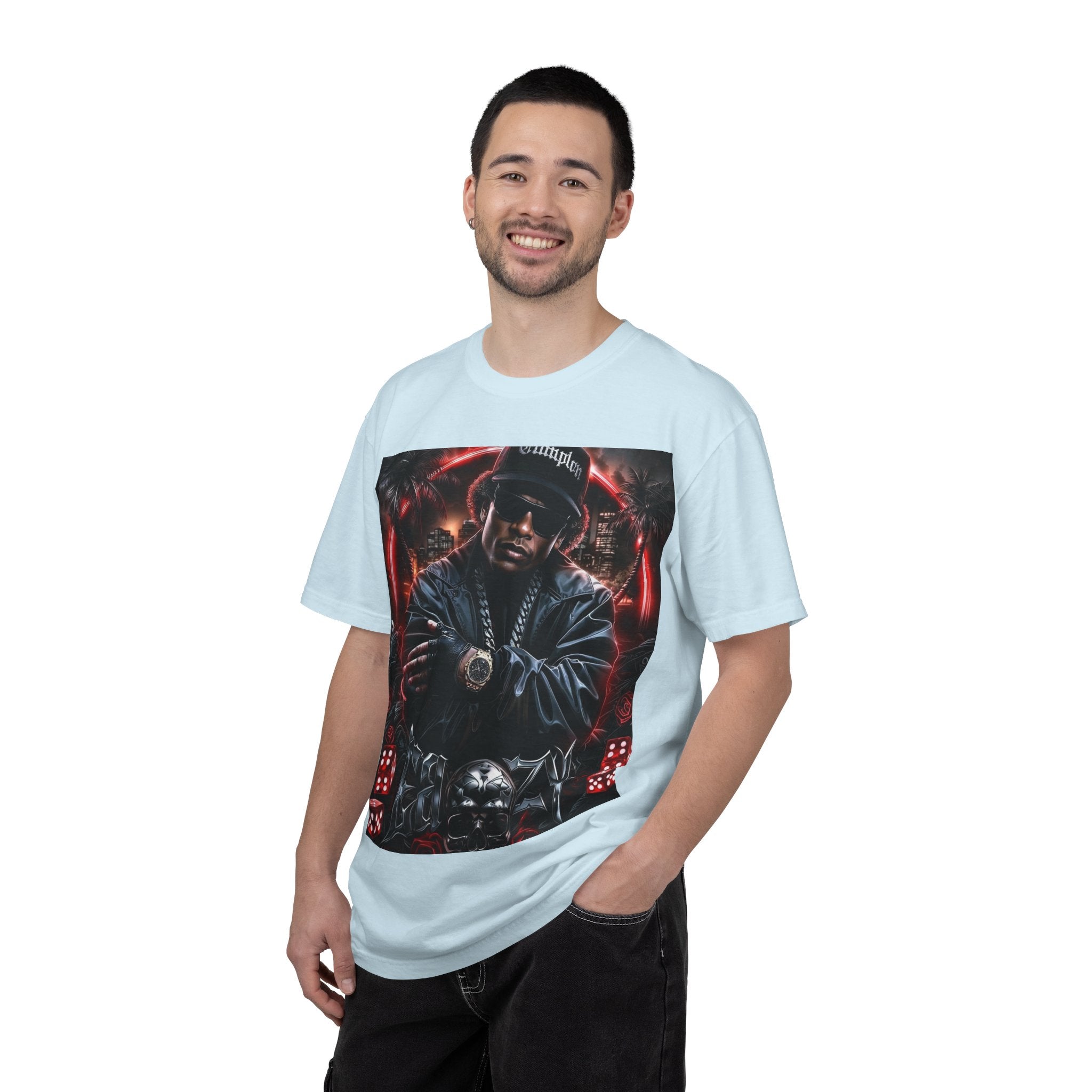 Rap Legend Graphic T-Shirt — Urban Hip Hop Portrait Tee