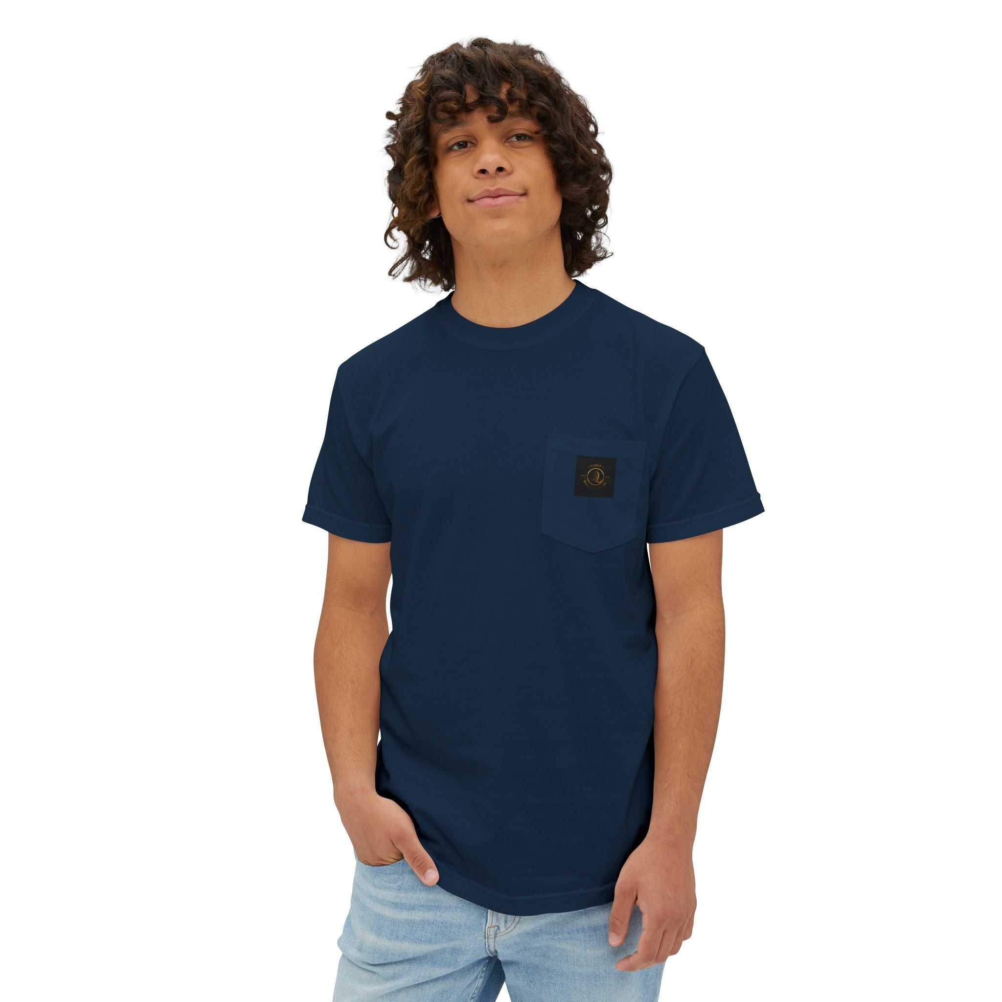 Pocket T-Shirt — "I’m a Good Person But Don’t Give Me a Reason" Graphic