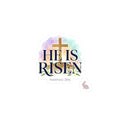 He Is Risen Kiss-Cut Stickers | Christian Easter, Scripture Matthew 28:6