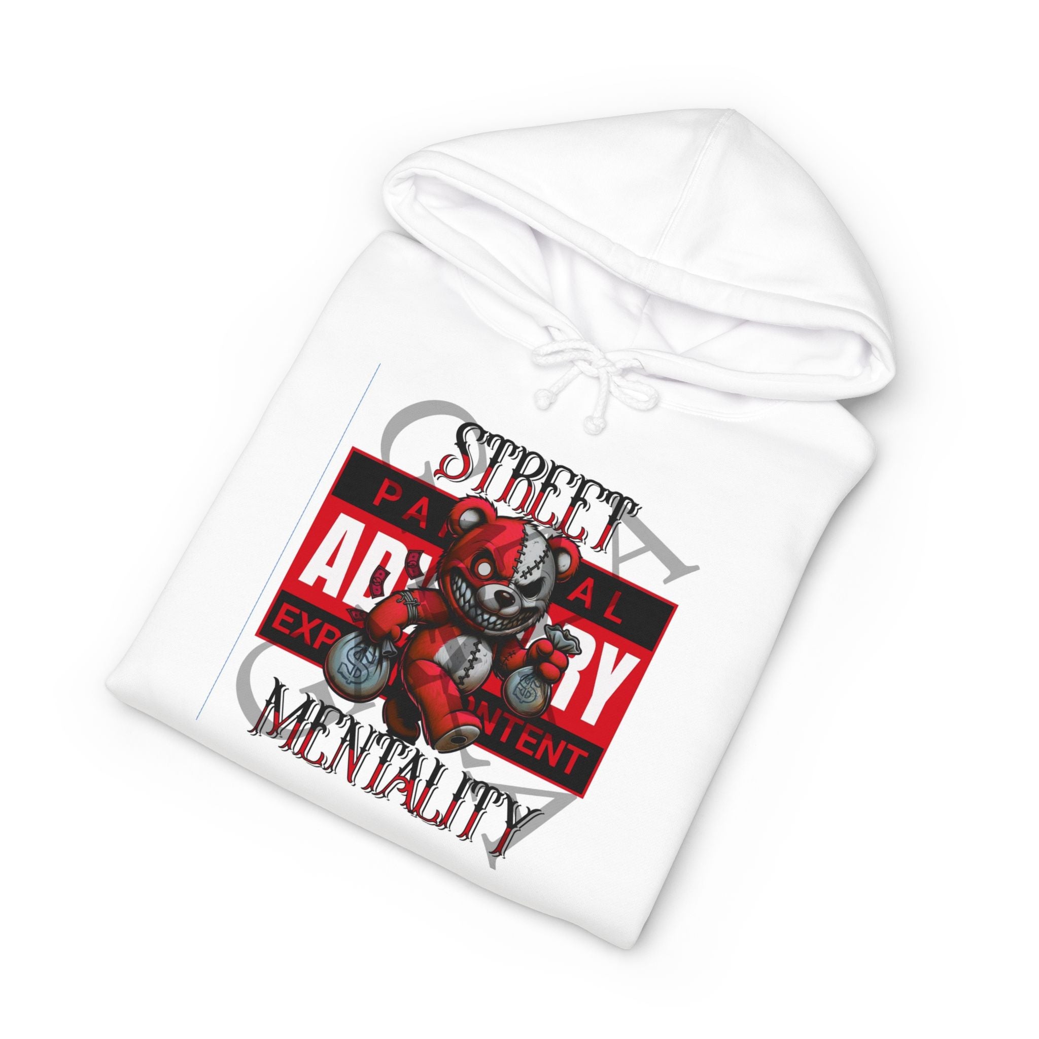 Mentality Graphic Hoodie — Street Adversary Lion Design