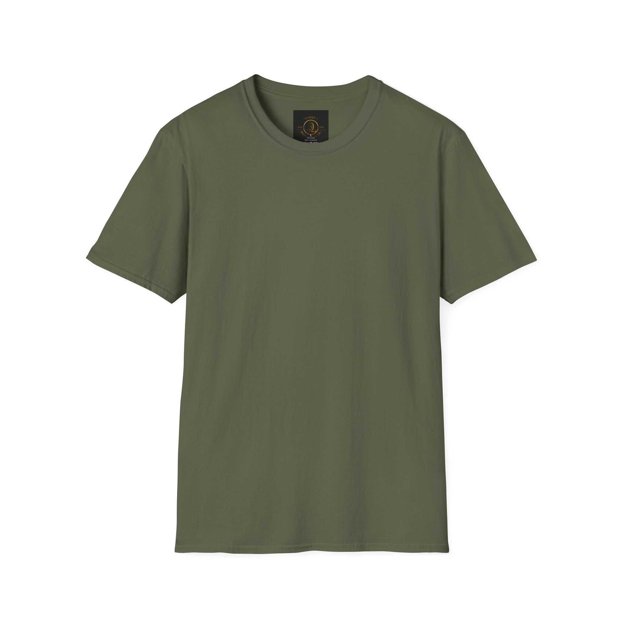 Blue Collar T-Shirt — "Blood, Sweat, Profanity" Skull Workwear Tee