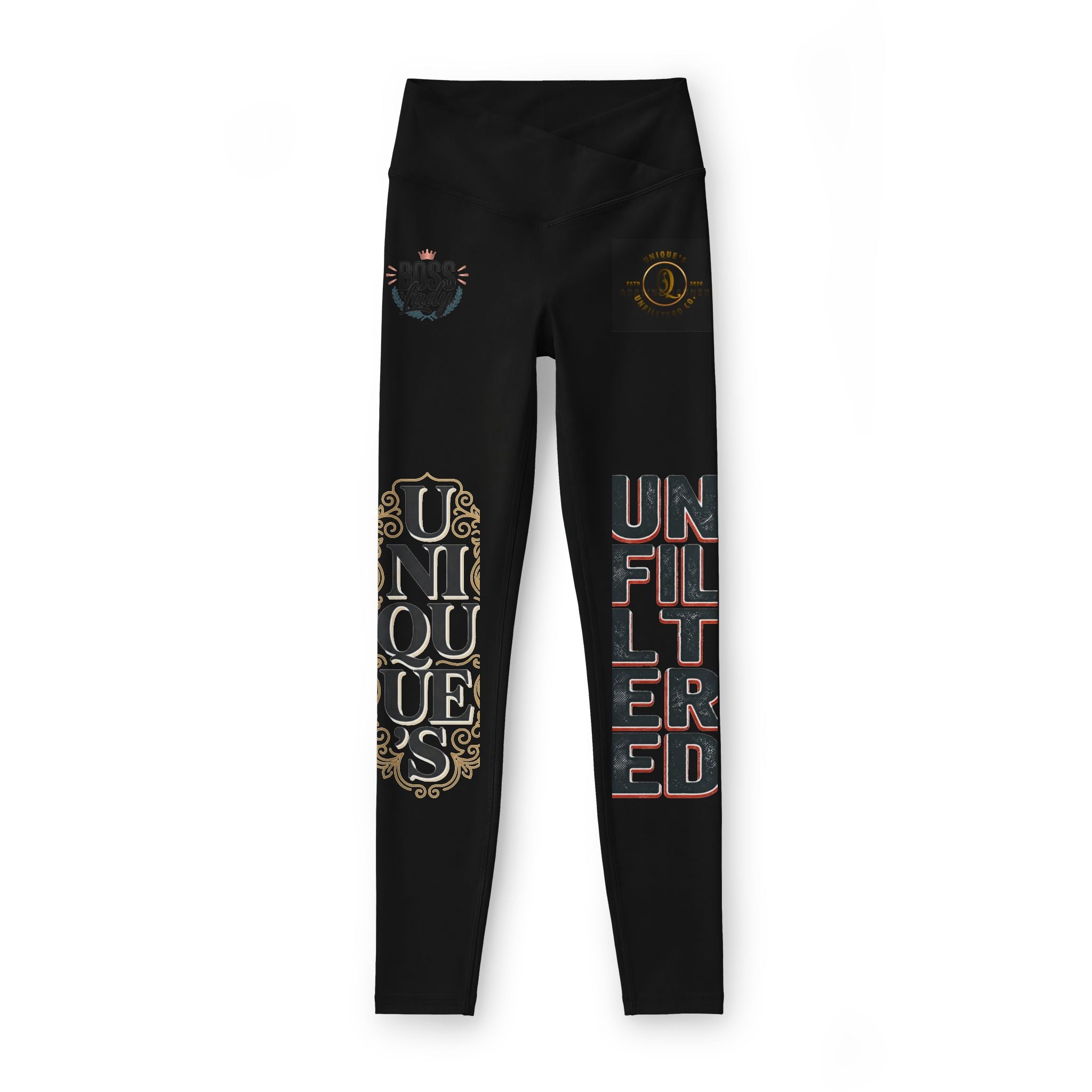 Unique & Unfiltered Women’s Leggings — Bold Graphic Luxe Activewear