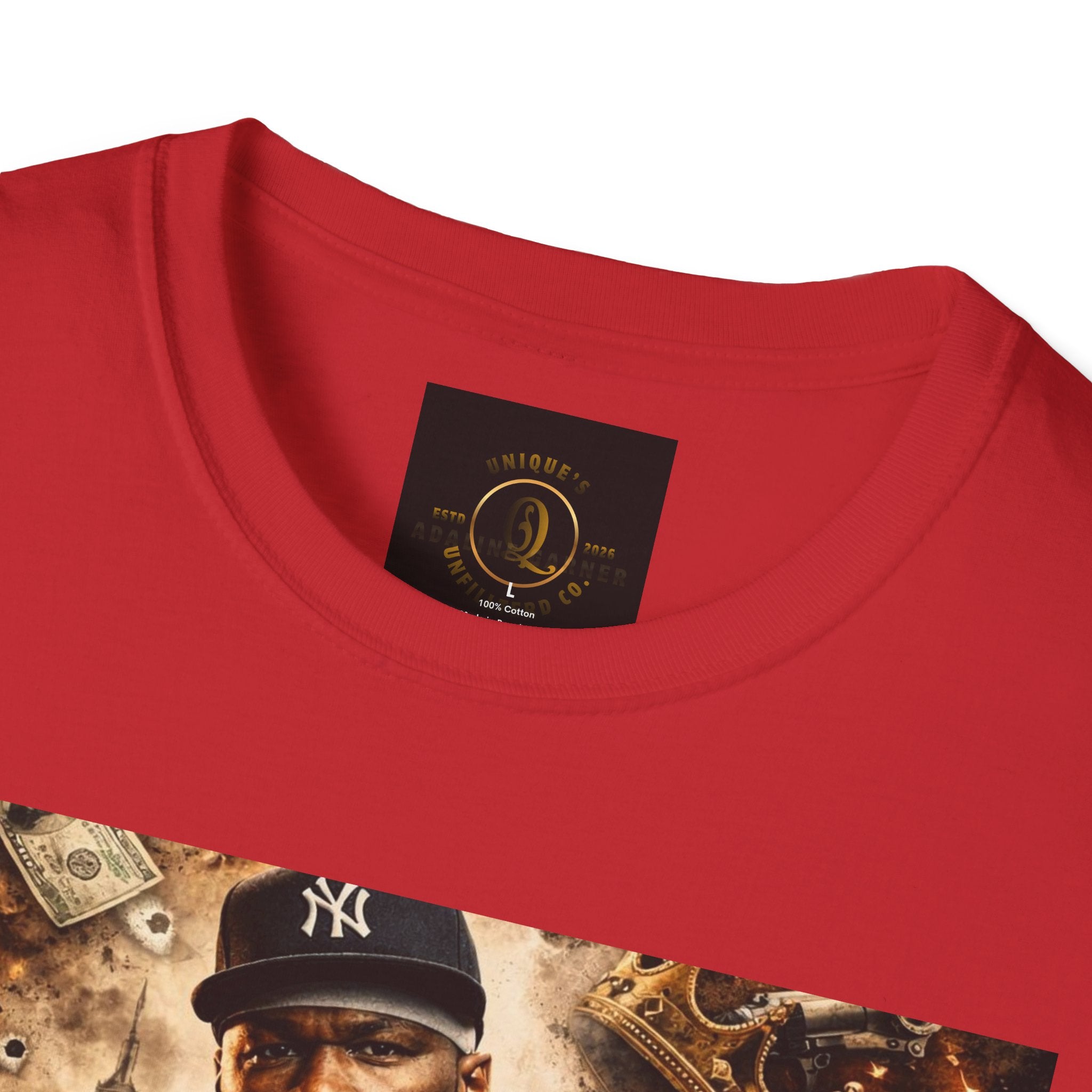 Hip-Hop Tribute T-Shirt — Gritty Urban Portrait Graphic