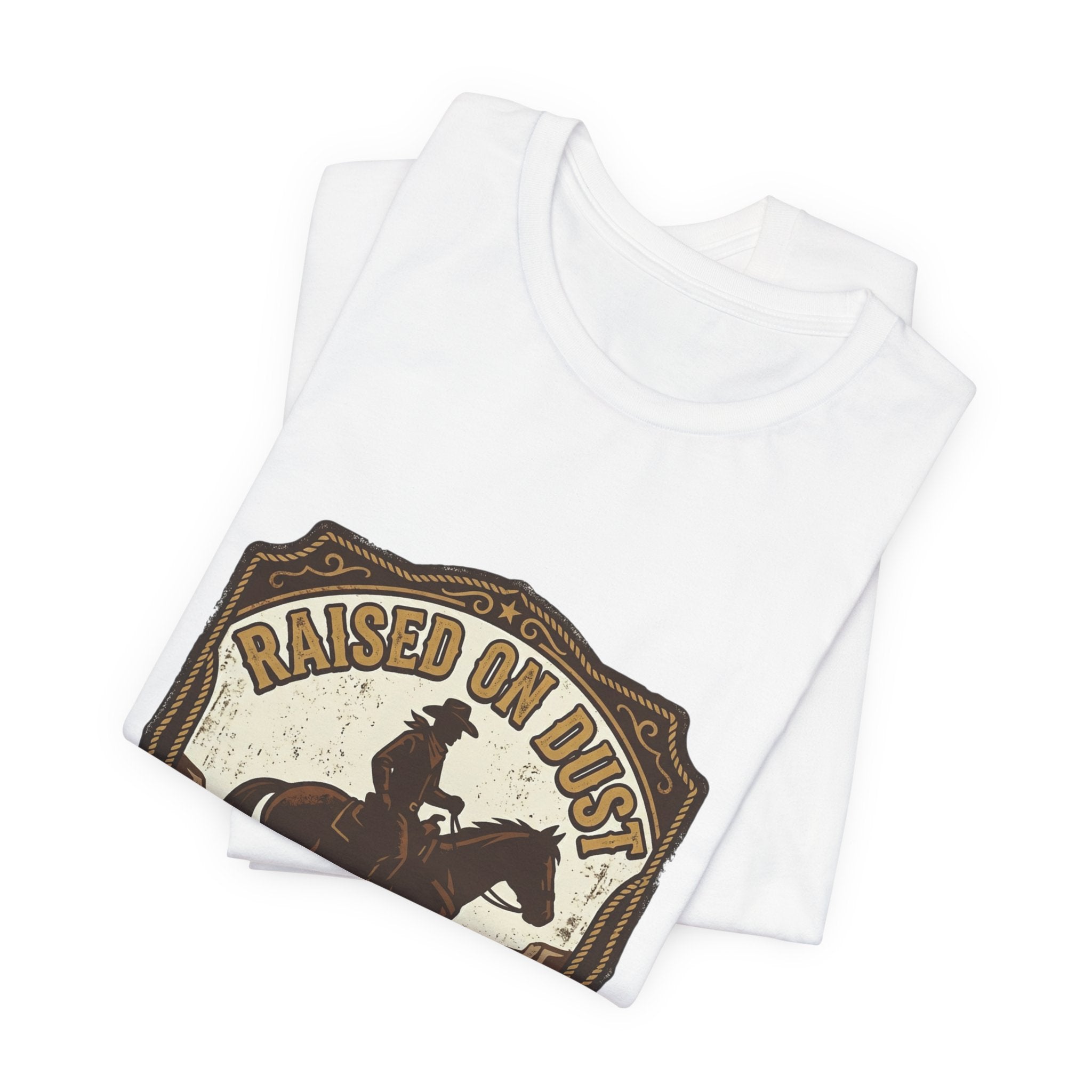 Raised on Dust Western Tee | cowboy, vintage Americana