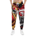 San Francisco 49ers Athletic Joggers – All-Over Print Fan Sweatpants