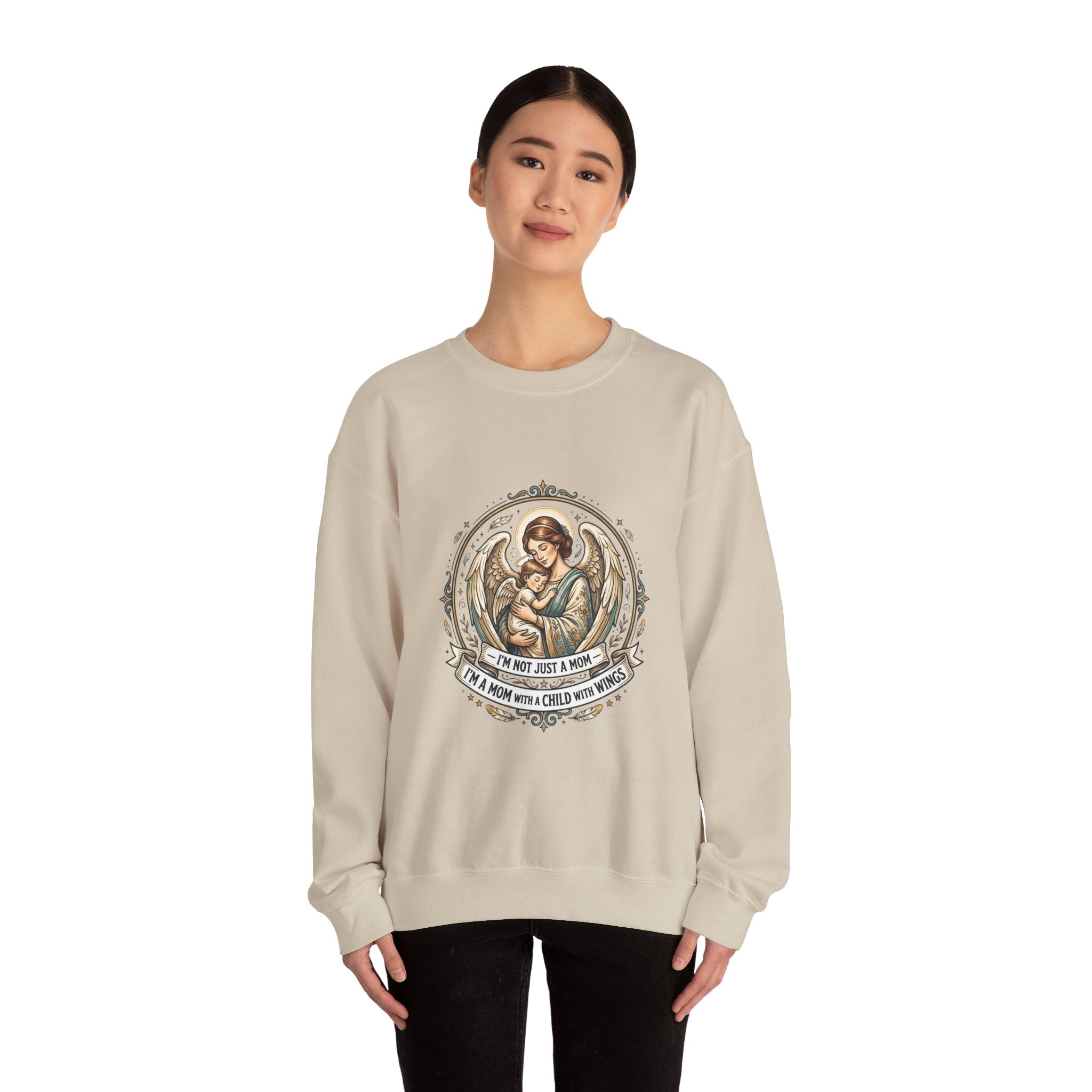 Mom Identity Typographic Sweatshirt | Mother's Day minimalist mom sweatshirt