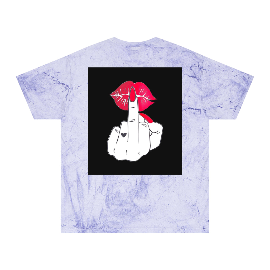 Graphic Tee — "Almost Pulled a Muscle Trying to Give AF" Color Blast T-Shirt