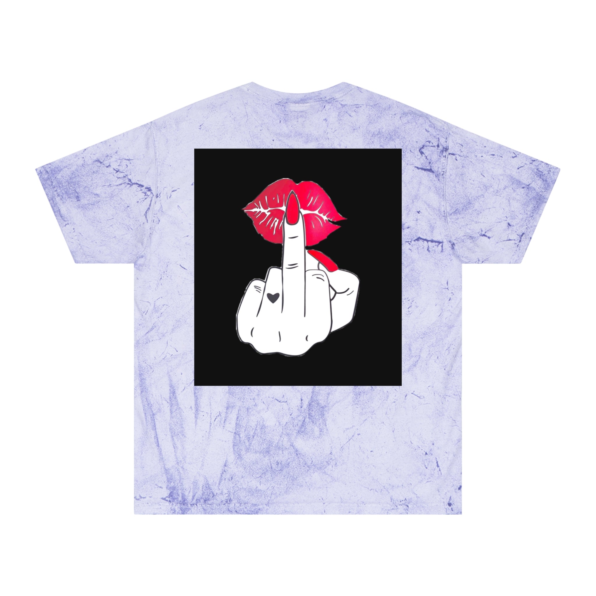 Graphic Tee — "Almost Pulled a Muscle Trying to Give AF" Color Blast T-Shirt