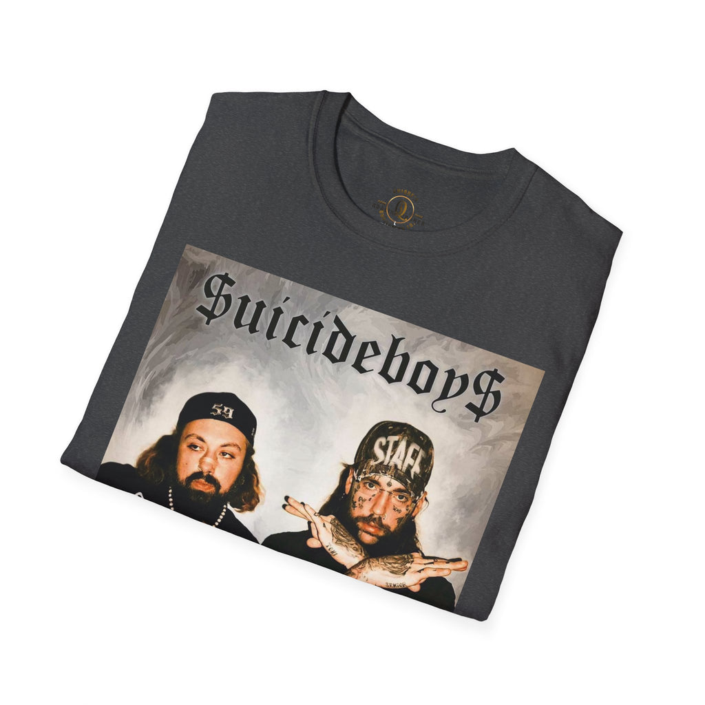 Suicideboys Graphic T-Shirt — Black & White Rap Crew Photo Tee
