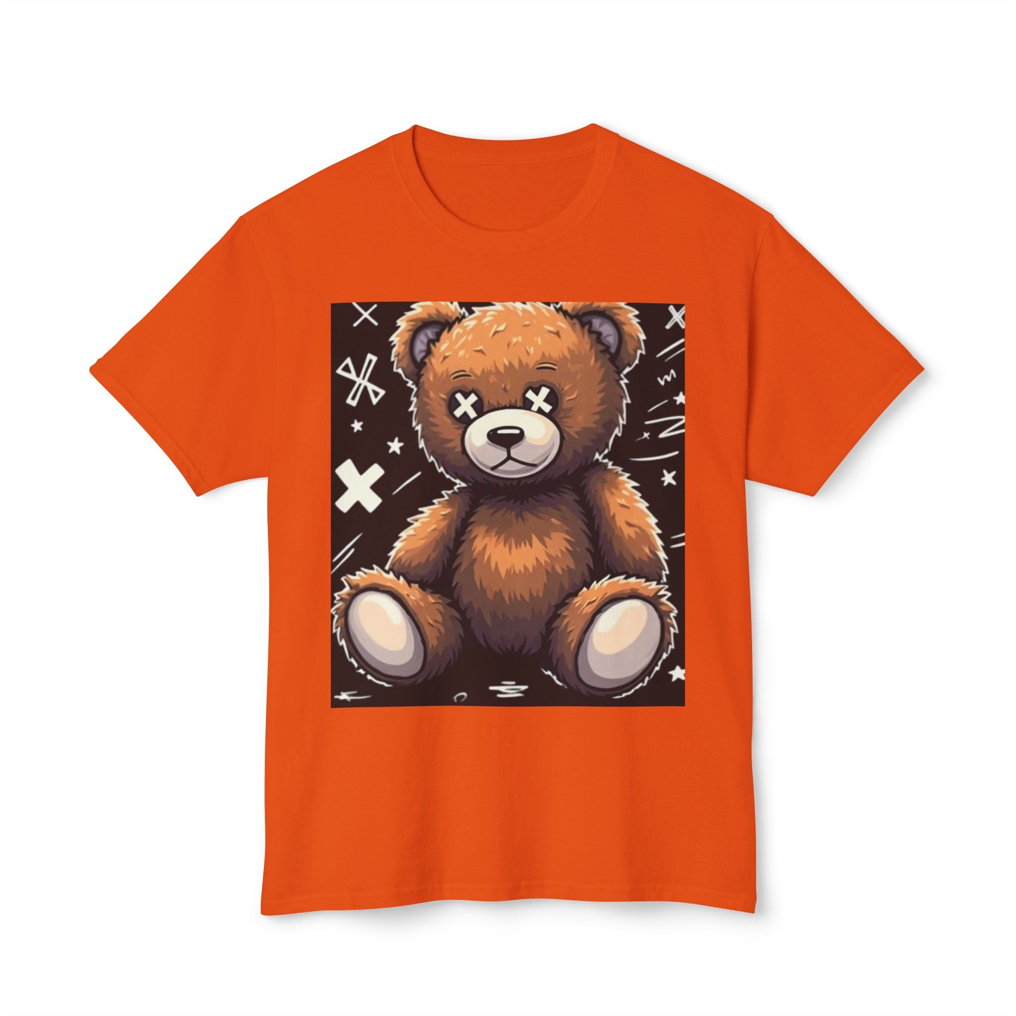 T-Shirt — Vintage Injured Teddy Bear "I Never Look Back, I Have Back Pain" Graphic