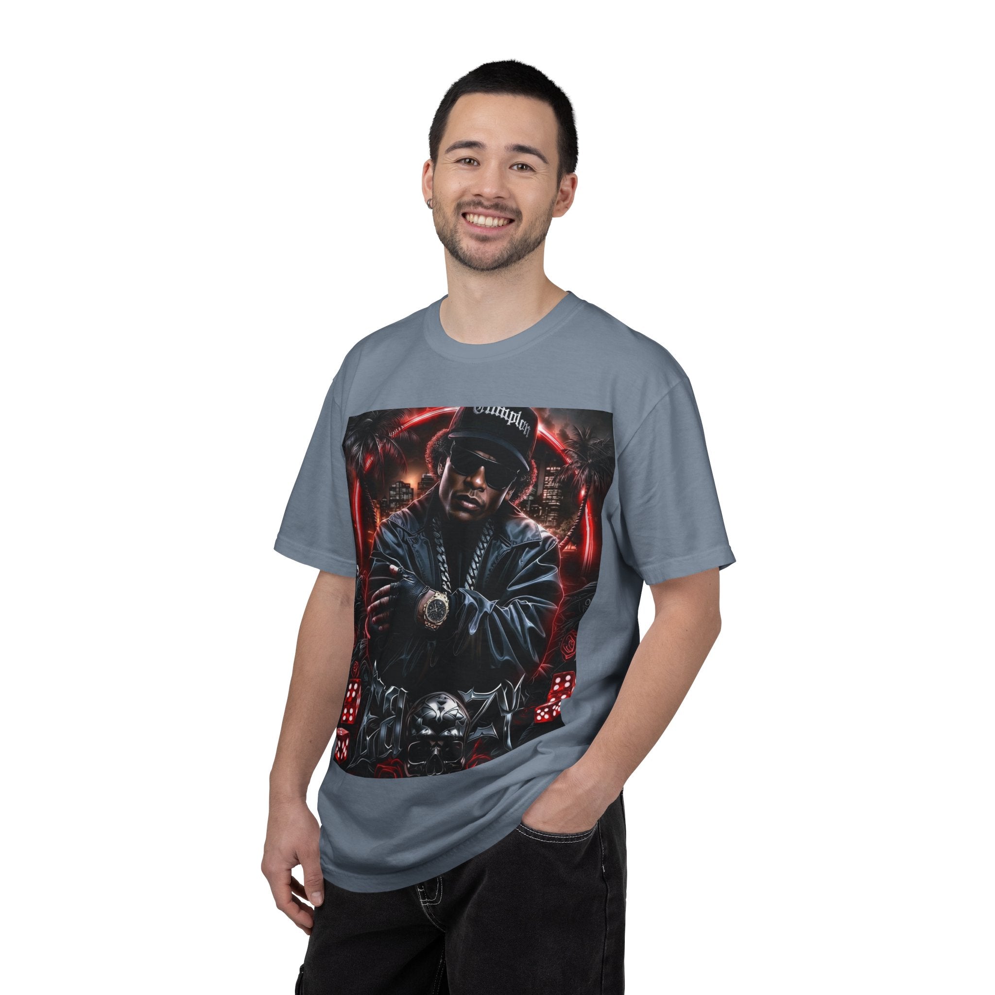 Rap Legend Graphic T-Shirt — Urban Hip Hop Portrait Tee