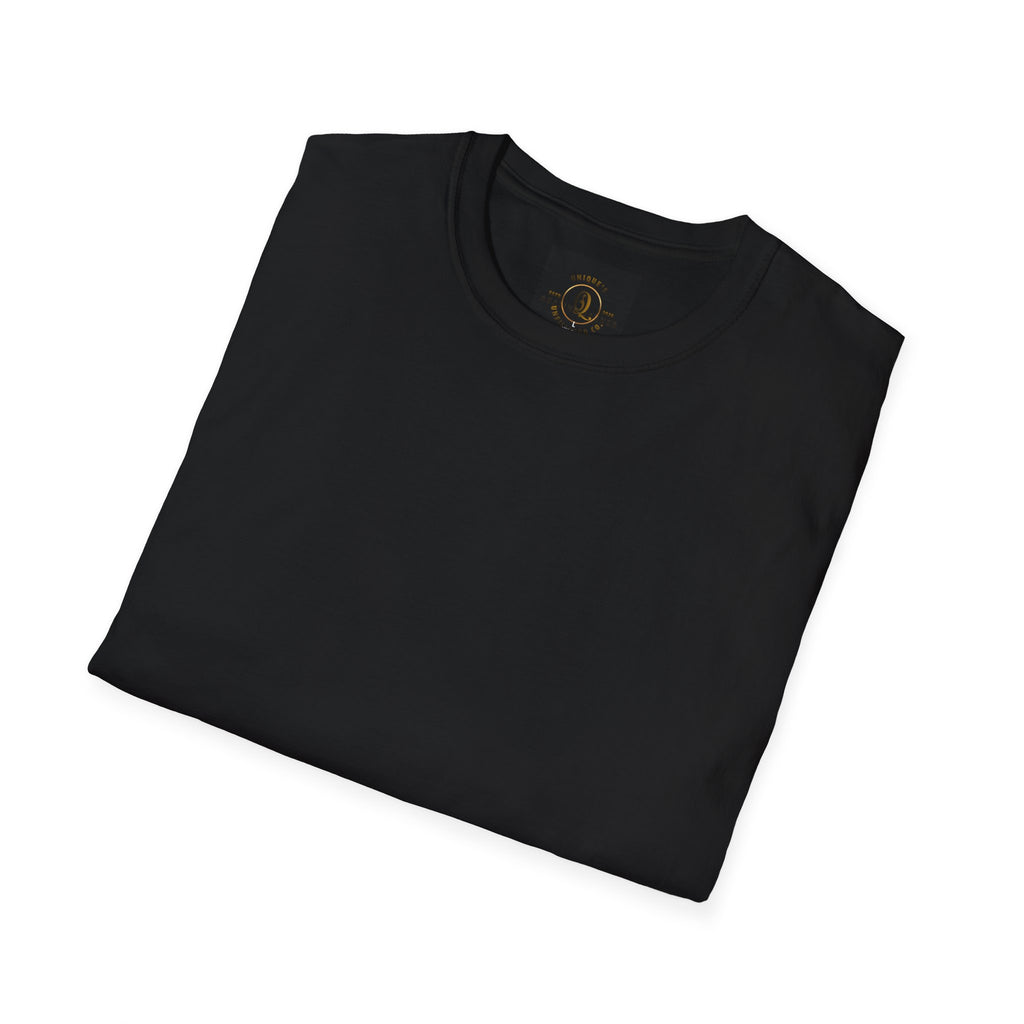 Blue Collar T-Shirt — "Blood, Sweat, Profanity" Skull Workwear Tee