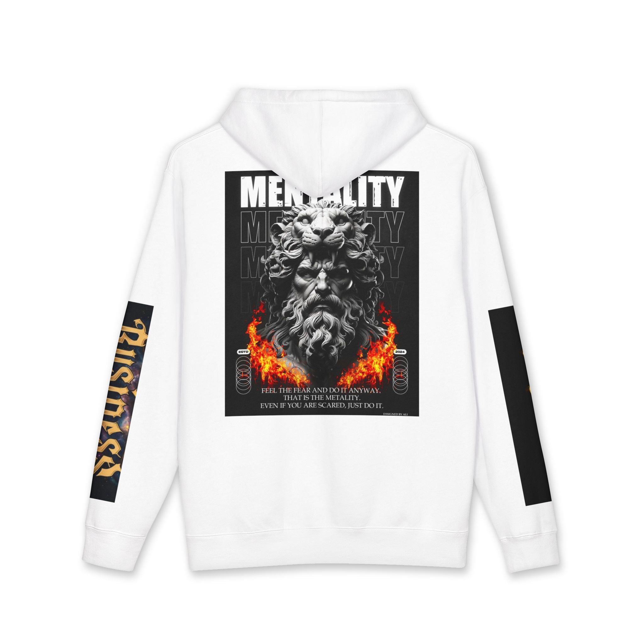 Mentality Graphic Hoodie — Street Adversary Lion Design