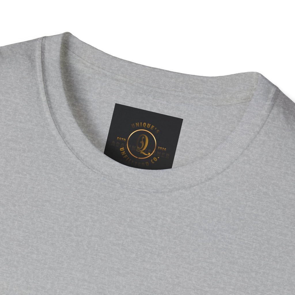 Blue Collar T-Shirt — "Blood, Sweat, Profanity" Skull Workwear Tee